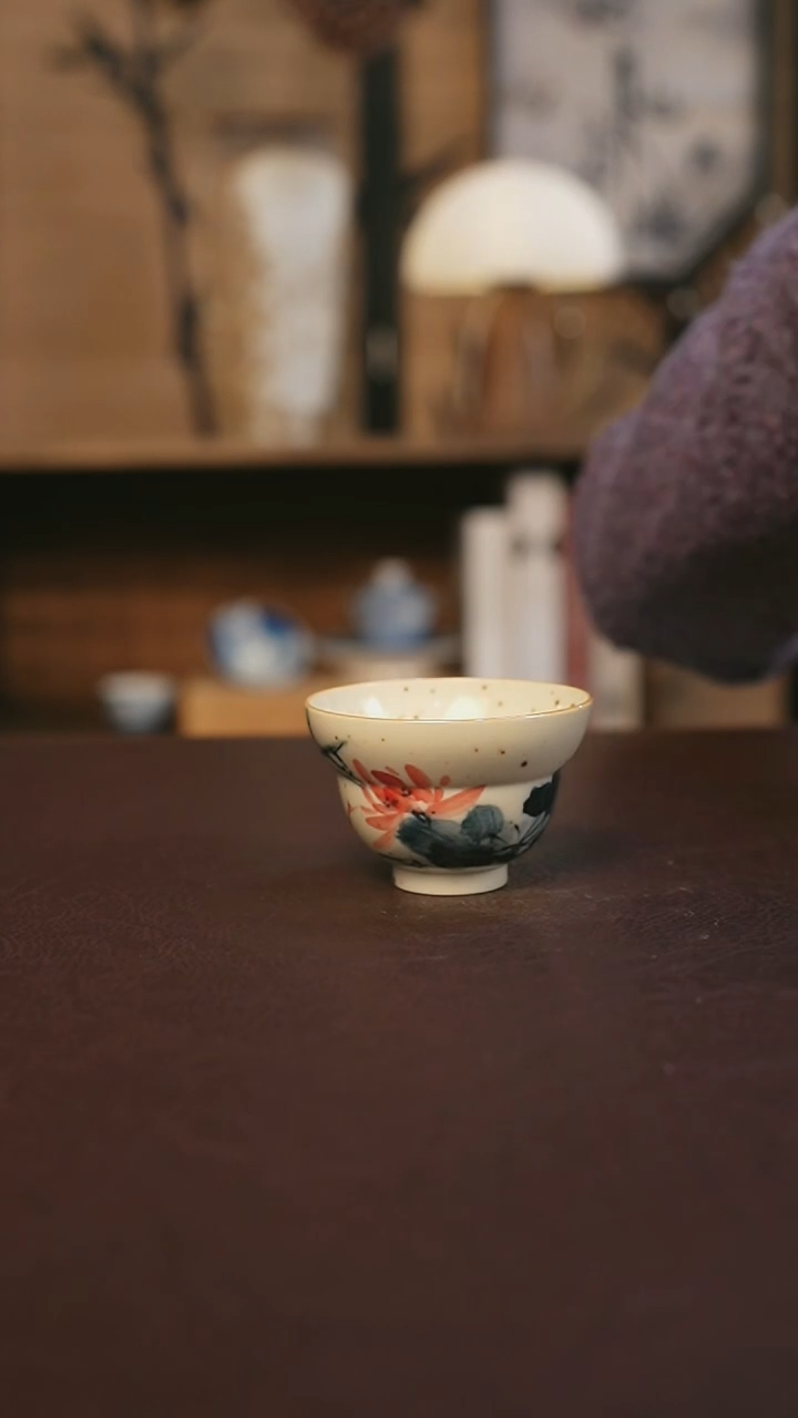 【闪购商品】景德镇陶瓷杯碗柴烧多人
