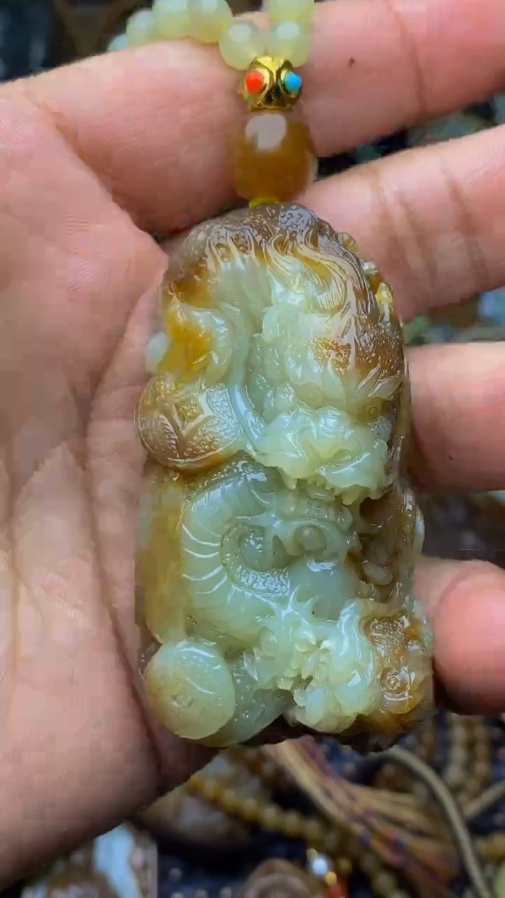 未镶嵌和田玉挂件1****）1
