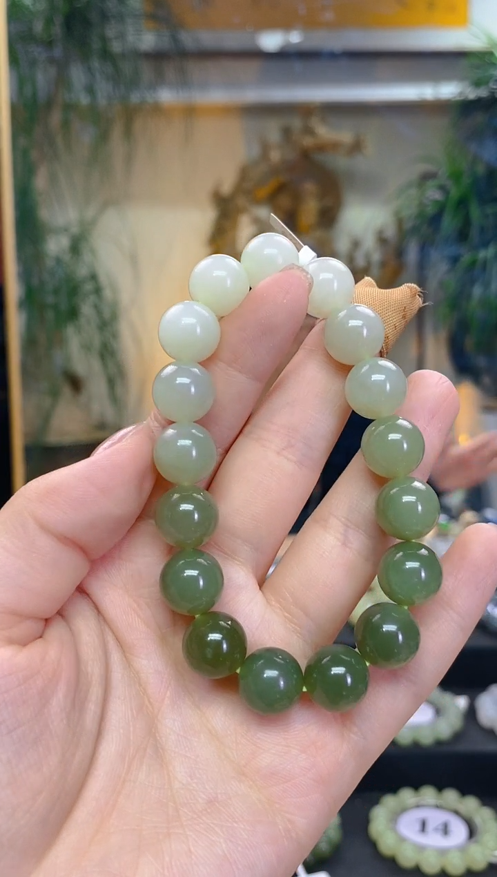 未镶嵌手串和田玉卡12