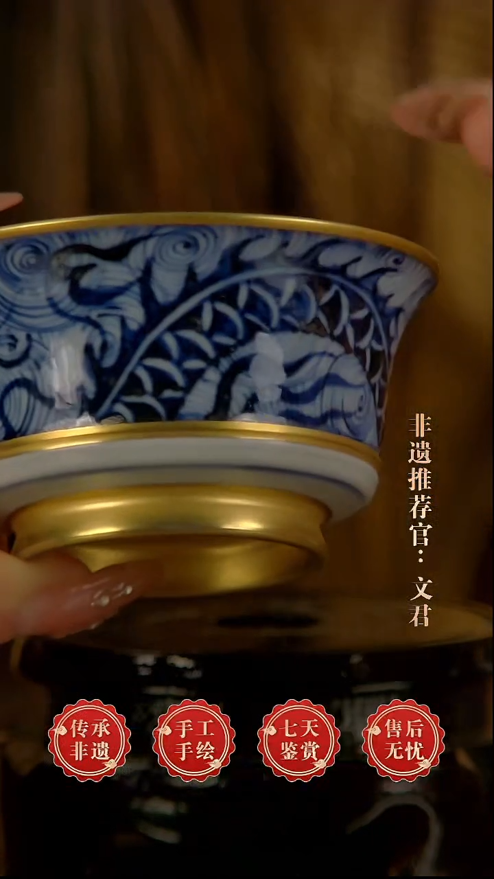 摆件陶景德镇陶瓷证书F28