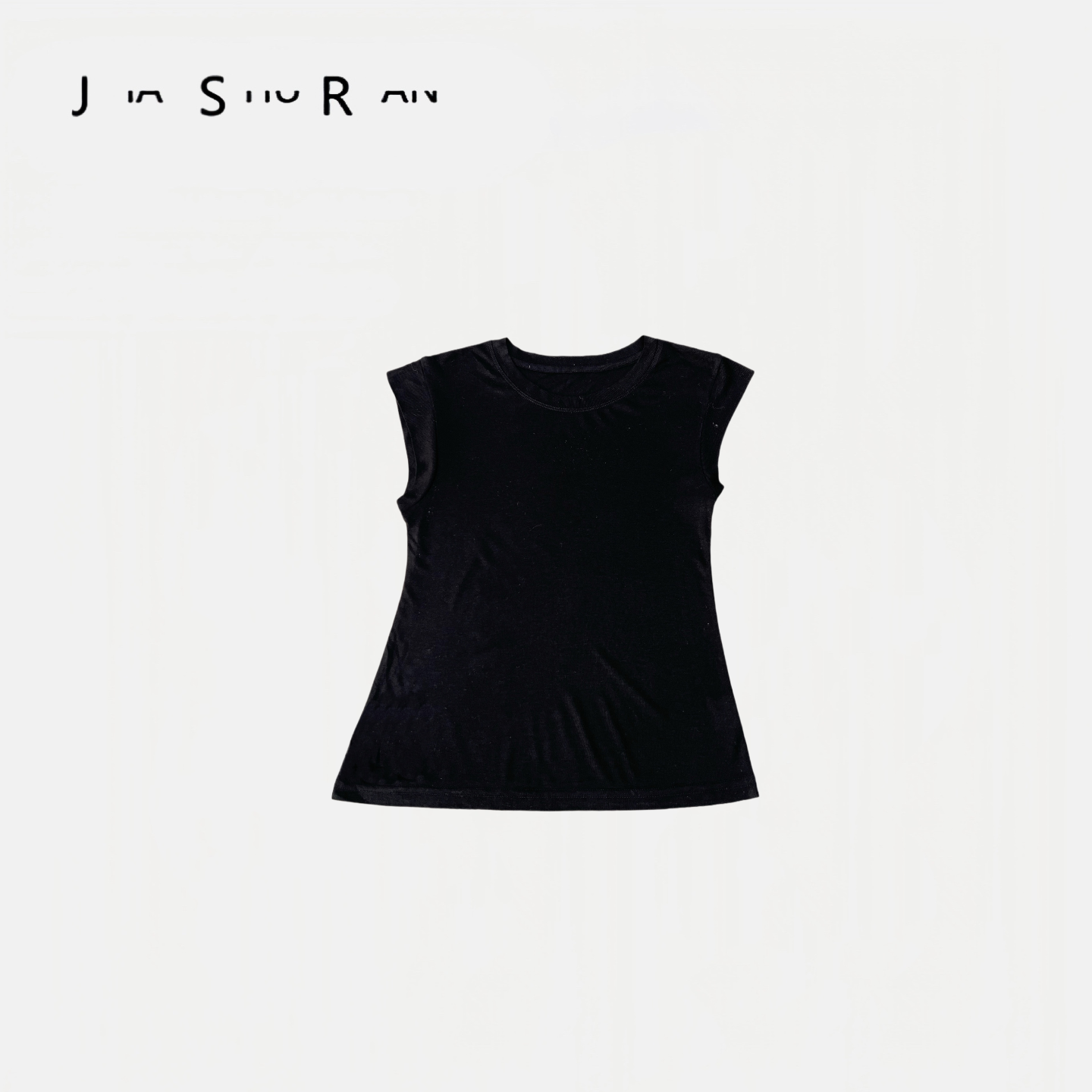 JSR studio 基础百搭圆领小飞袖T恤