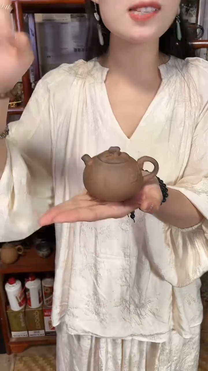 老岩泥 柿柿如意壶150cc