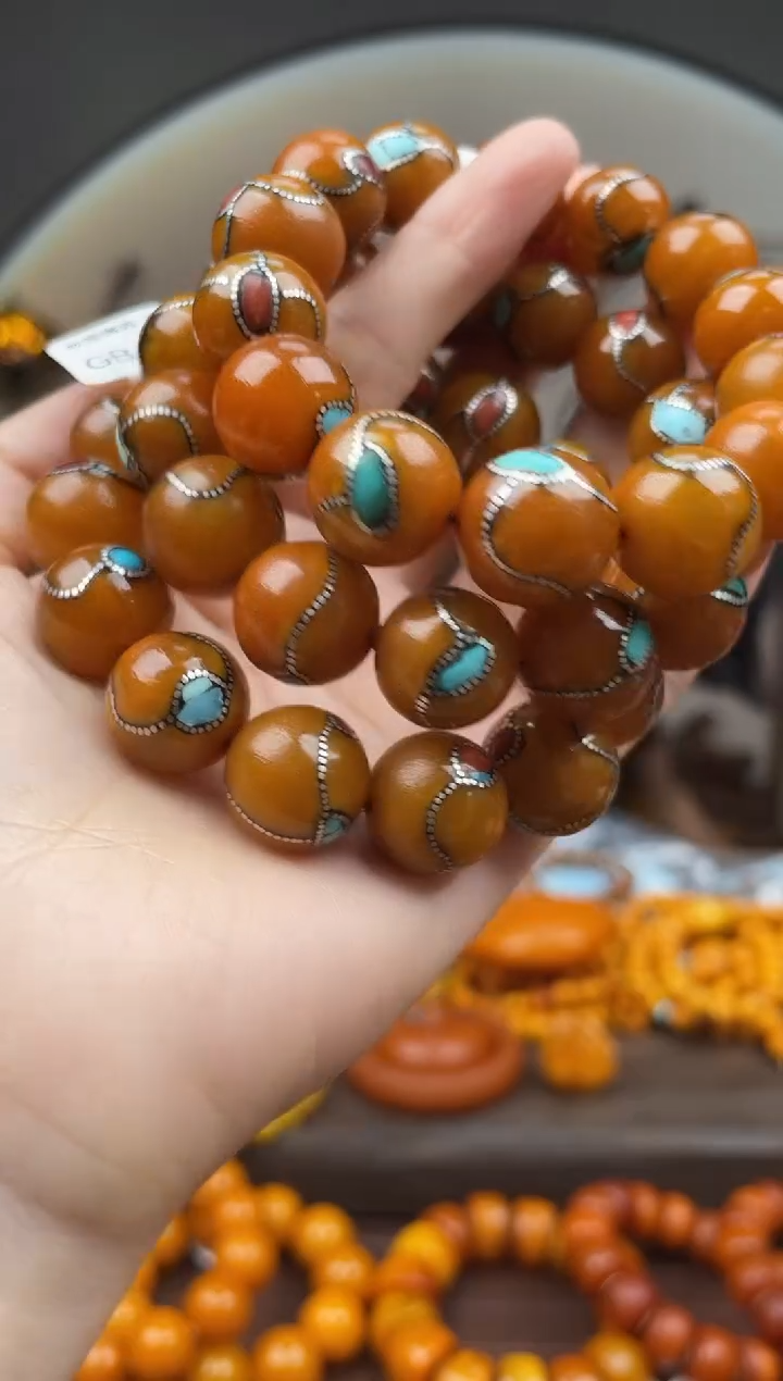 裸石琥珀未镶嵌首饰 假1赔4（多样性发货1件