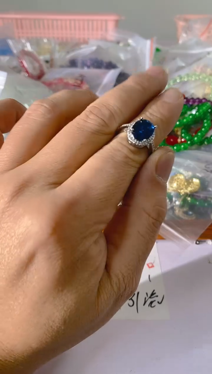 【闪购商品】水晶颈饰未镶嵌437红宝，蓝宝，贝珠多样性发一件赠链