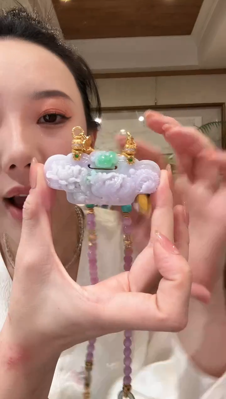 【闪购商品】翡翠颈饰未镶嵌国风