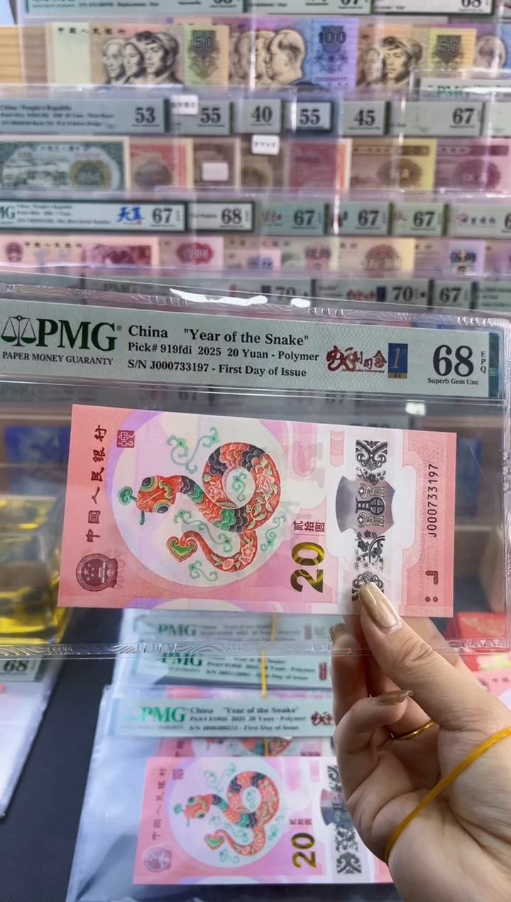 【闪购商品】塑料蛇副司令首日标 PMG68分尾197