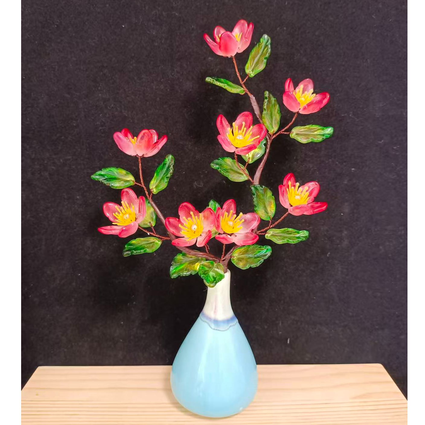 意境 桃花 （琉璃）手工DIY材料包