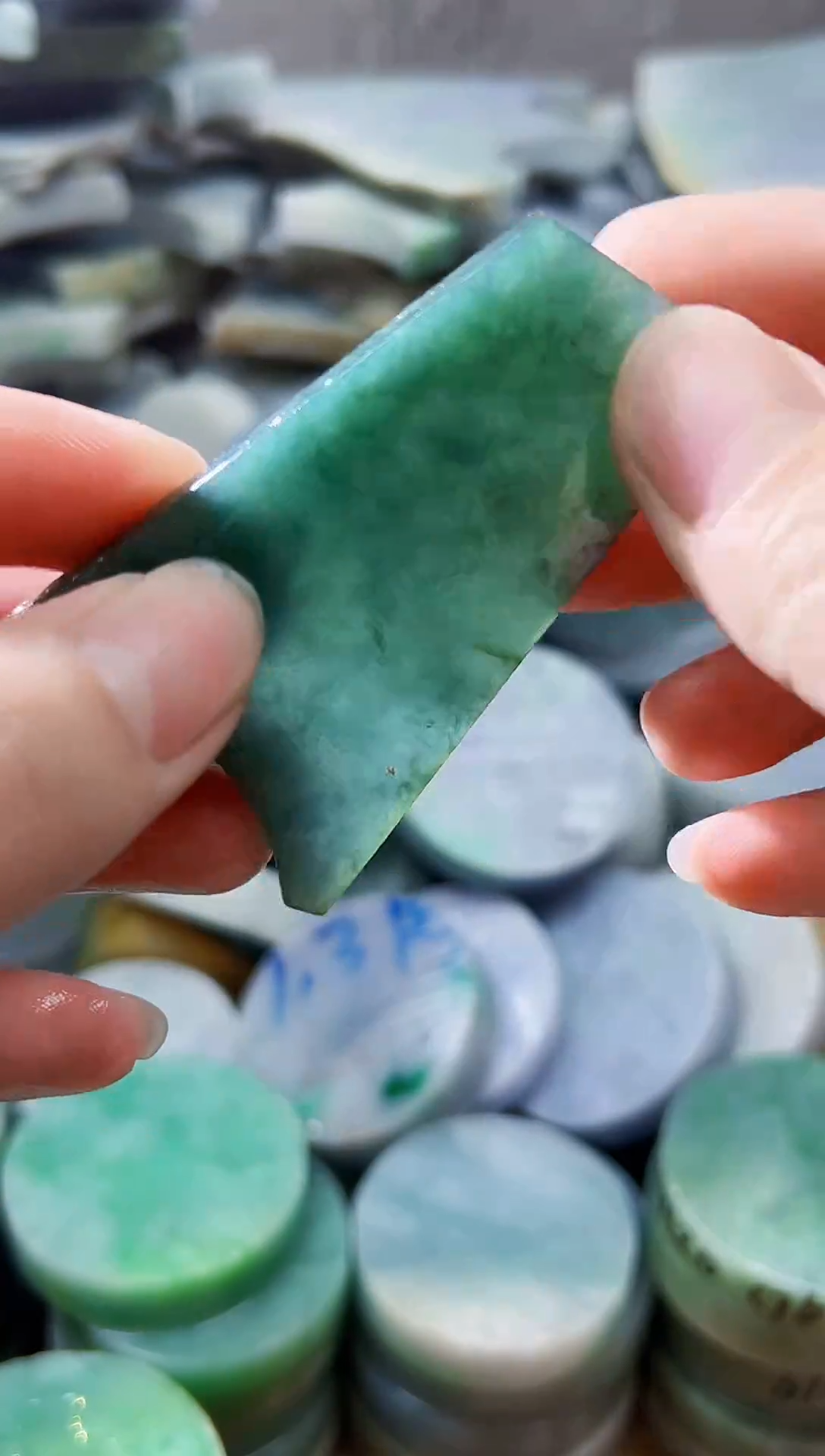 裸石翡翠天然翡翠A货余 南 590