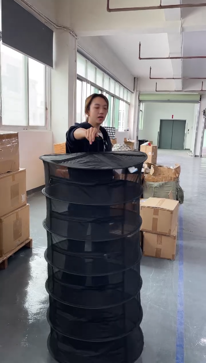 布6层晾衣篮/高度110，直径59