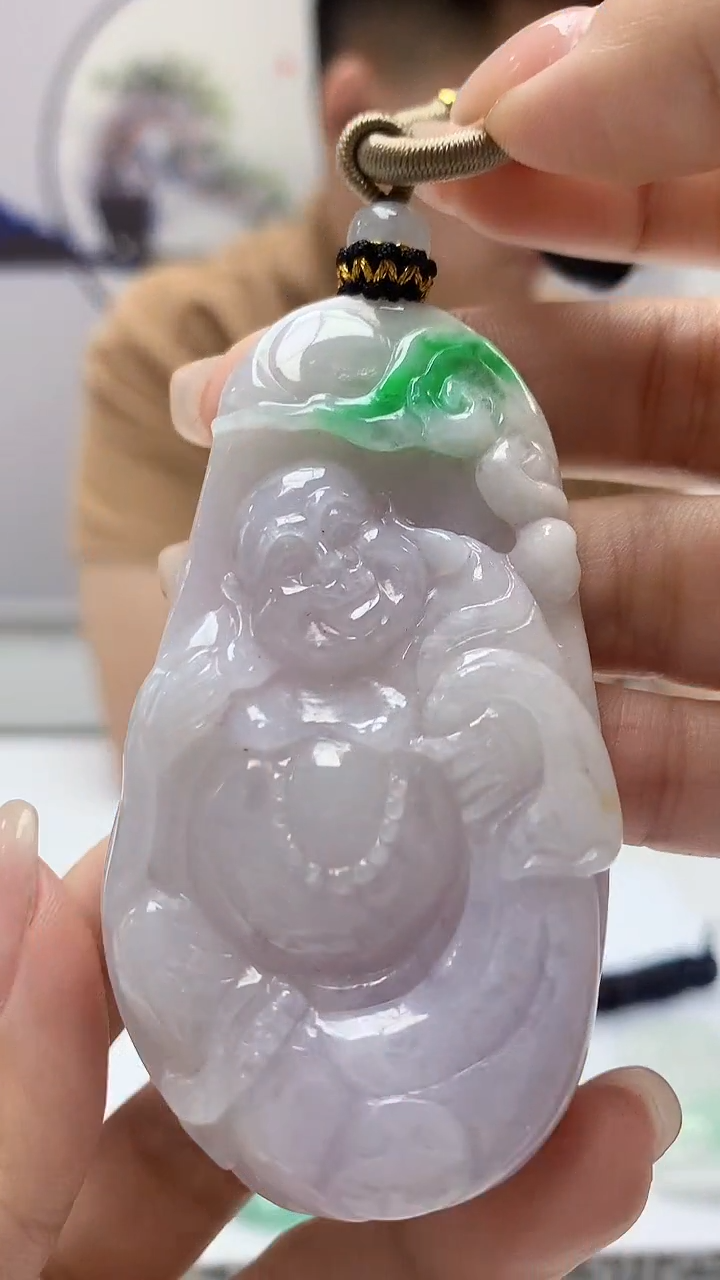 【闪购商品】定制翡翠未镶嵌4917kk-毛货挂件41