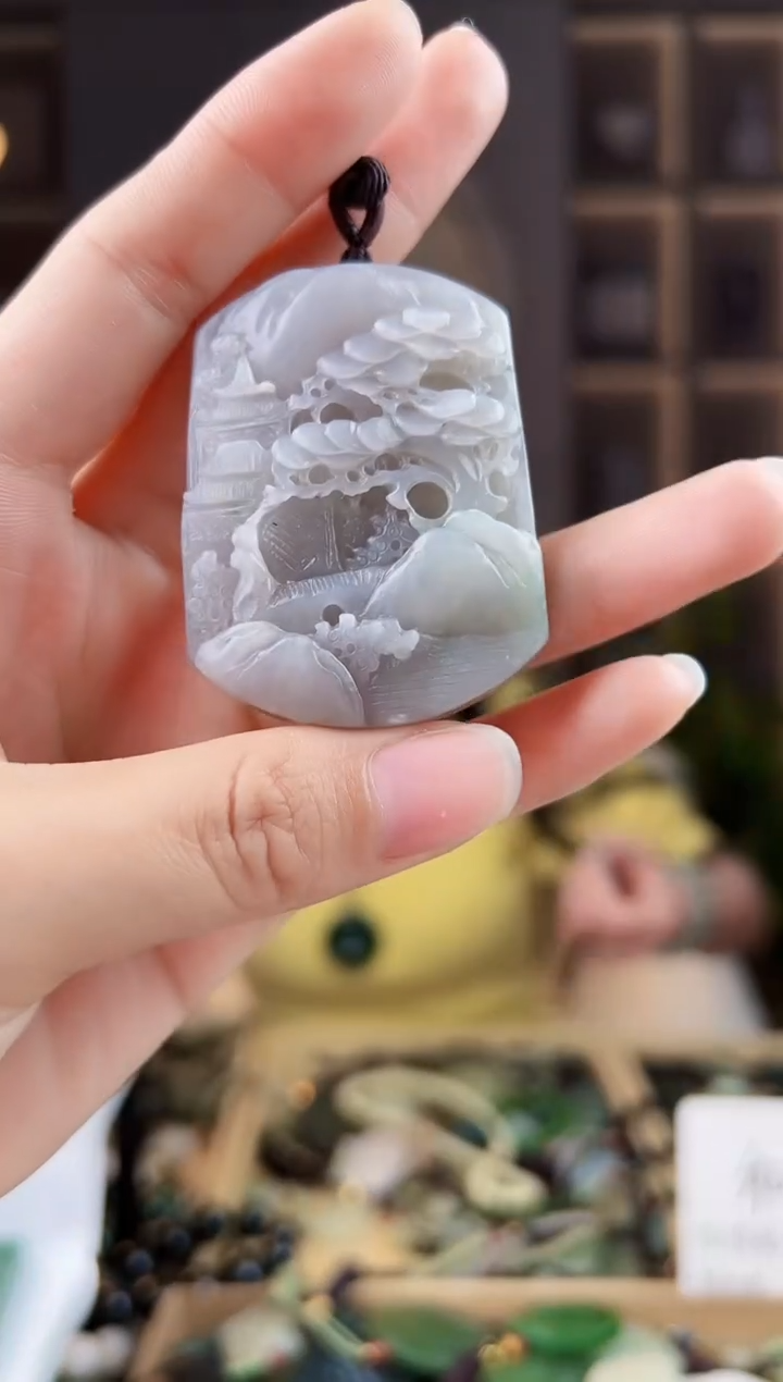 颈饰未镶嵌和田玉拍一发一，多样性发货