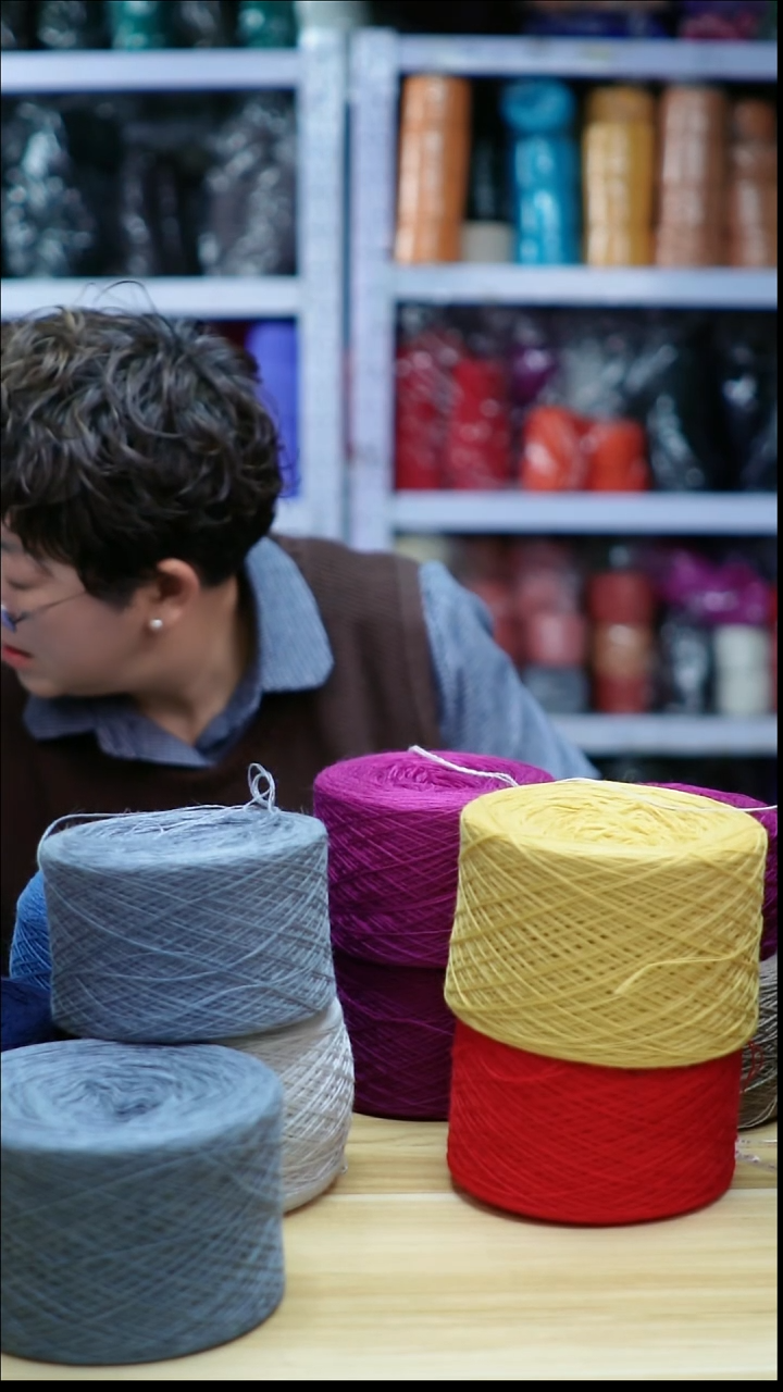 羊毛欢姐手编线B293