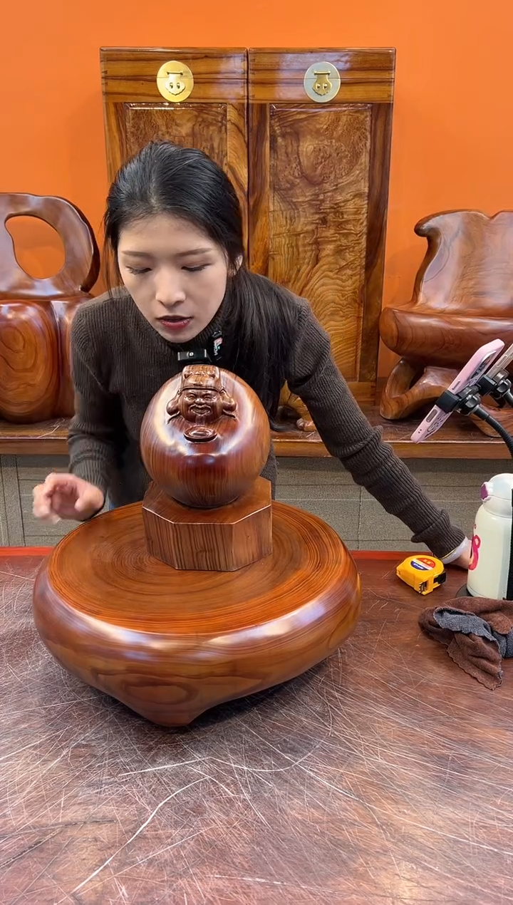 【闪购商品】稳定木实木创意摆件