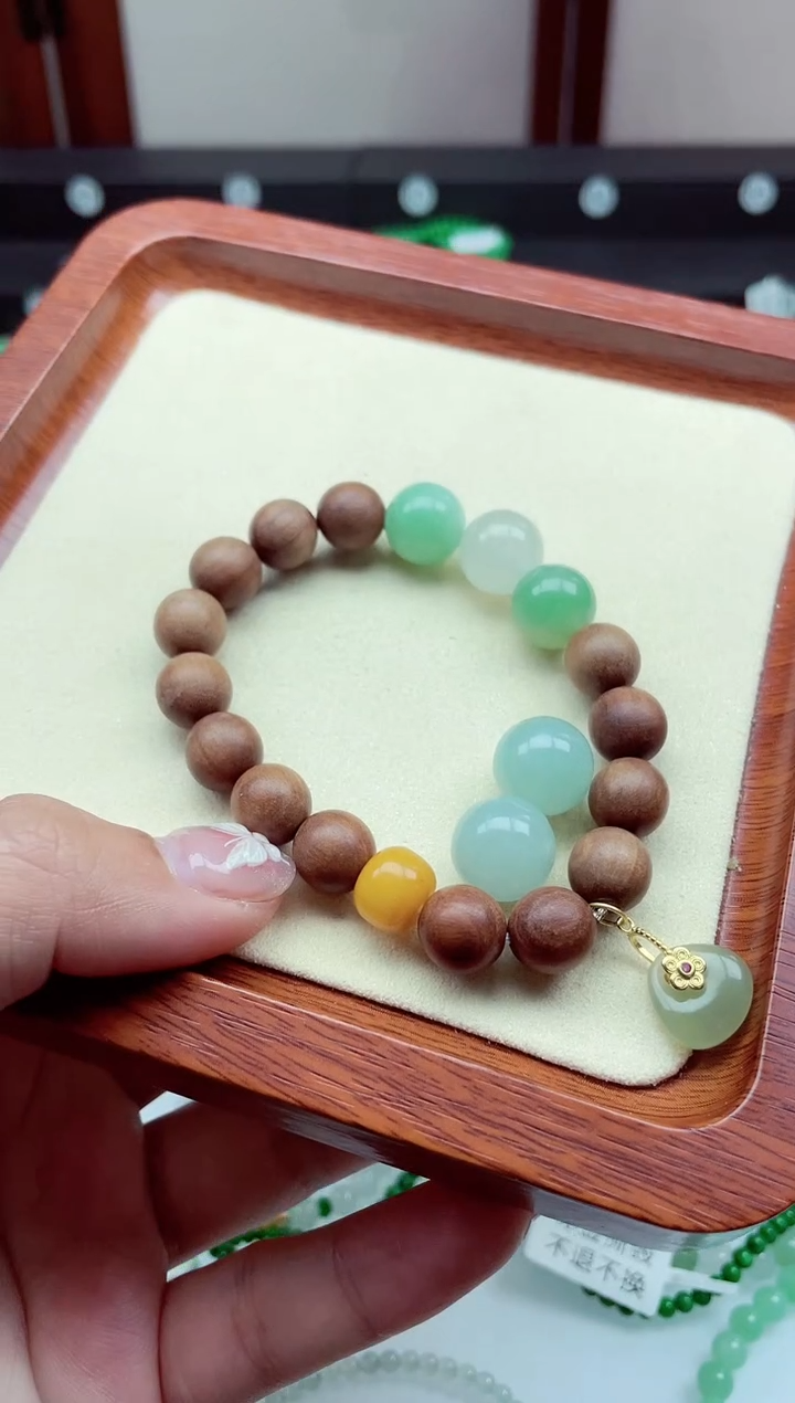 【闪购商品】翡翠手链未镶嵌缅甸翡翠 DIY设计