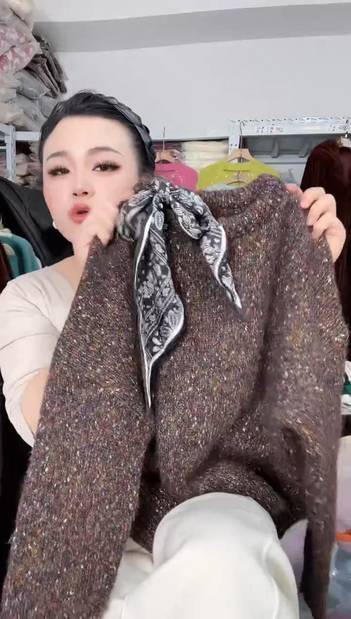 丝巾  花沙 毛衣  