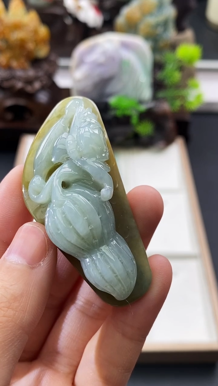 颈饰未镶嵌翡翠天然缅甸A货翡翠