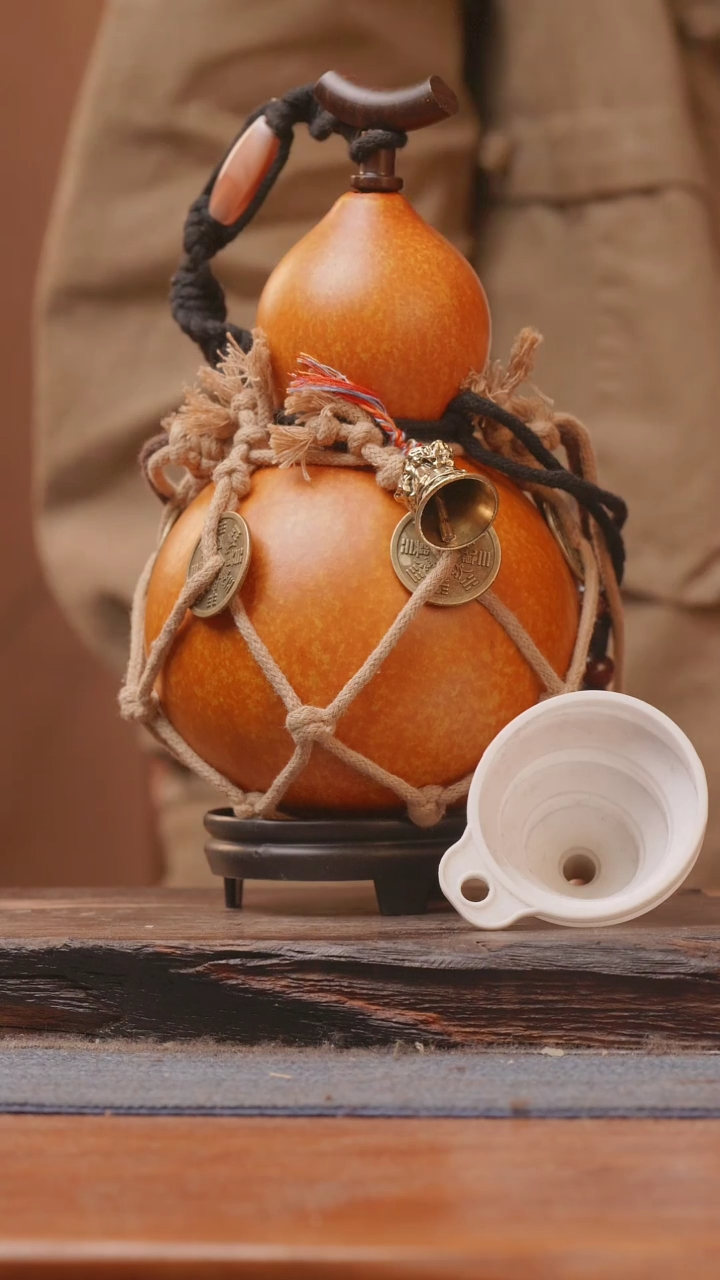 【闪购商品】496号精品大漆葫芦防腐防渗装水茶酒