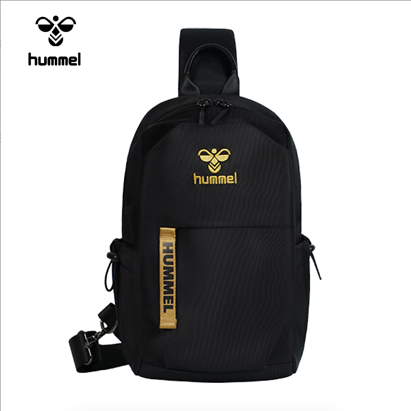 8升HUMMEL单肩包休闲背包出差旅行高端通勤包轻奢时尚斜挎包7072