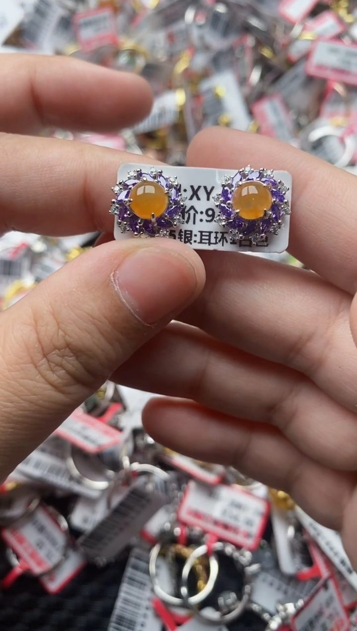 【闪购商品】翡翠戒指银S925镶嵌44444---10