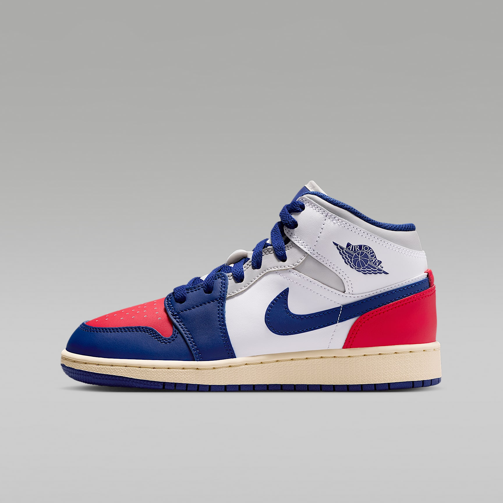 NIKE耐克【晋】Air Jordan 1 Mid大童（女生可穿）板鞋DQ8423-102