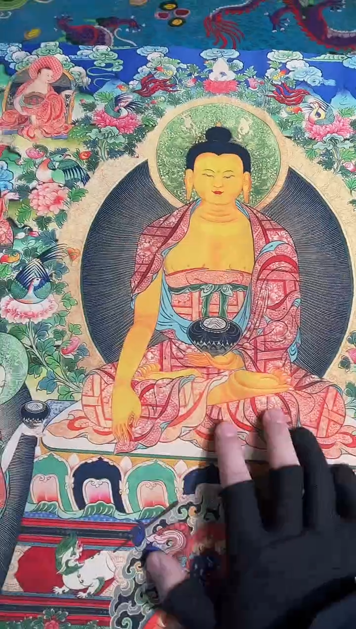 卷轴画天天的唐卡tk160