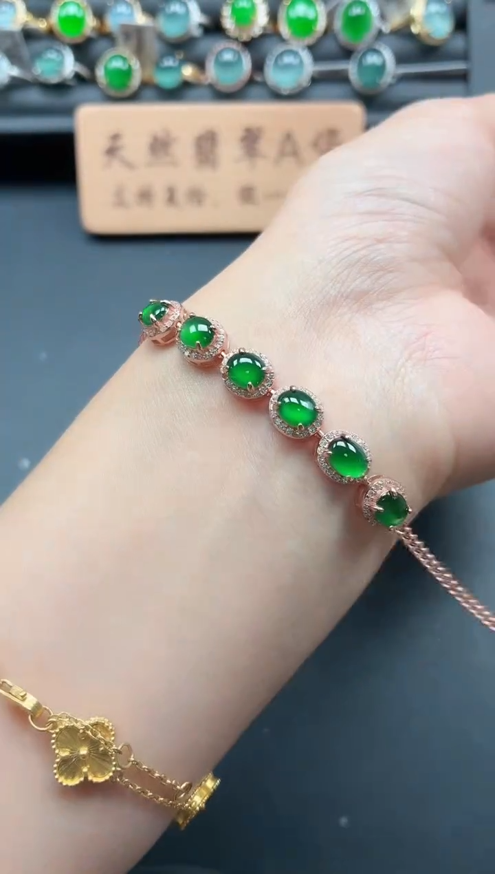 银S925镶嵌戒指翡翠11111