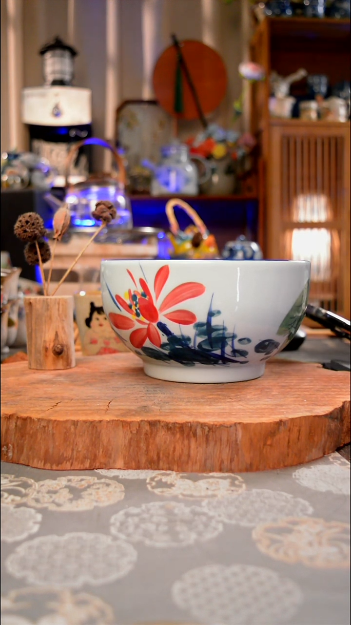 【闪购商品】杯子荷花手工手绘手工手绘