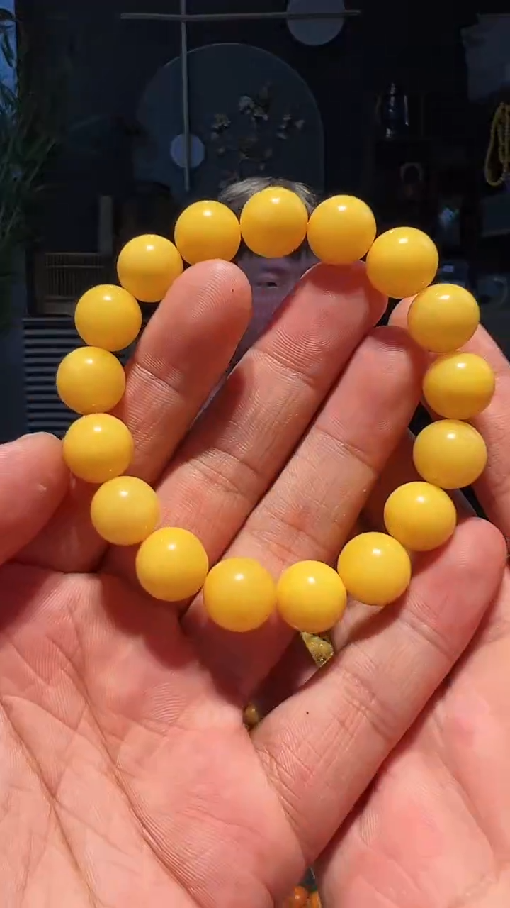 【闪购商品】蜜蜡手链未镶嵌12+单圈