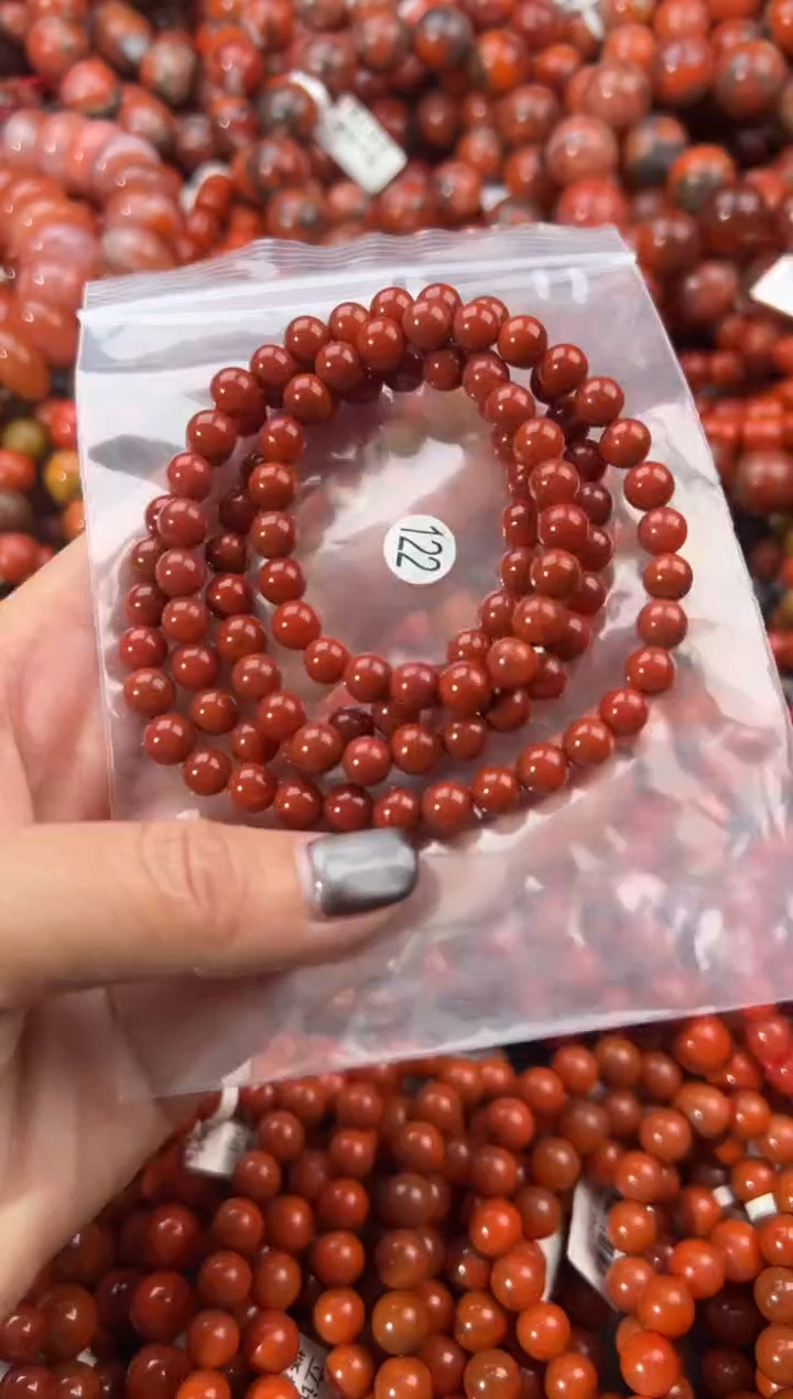 未镶嵌手串南红玛瑙6+