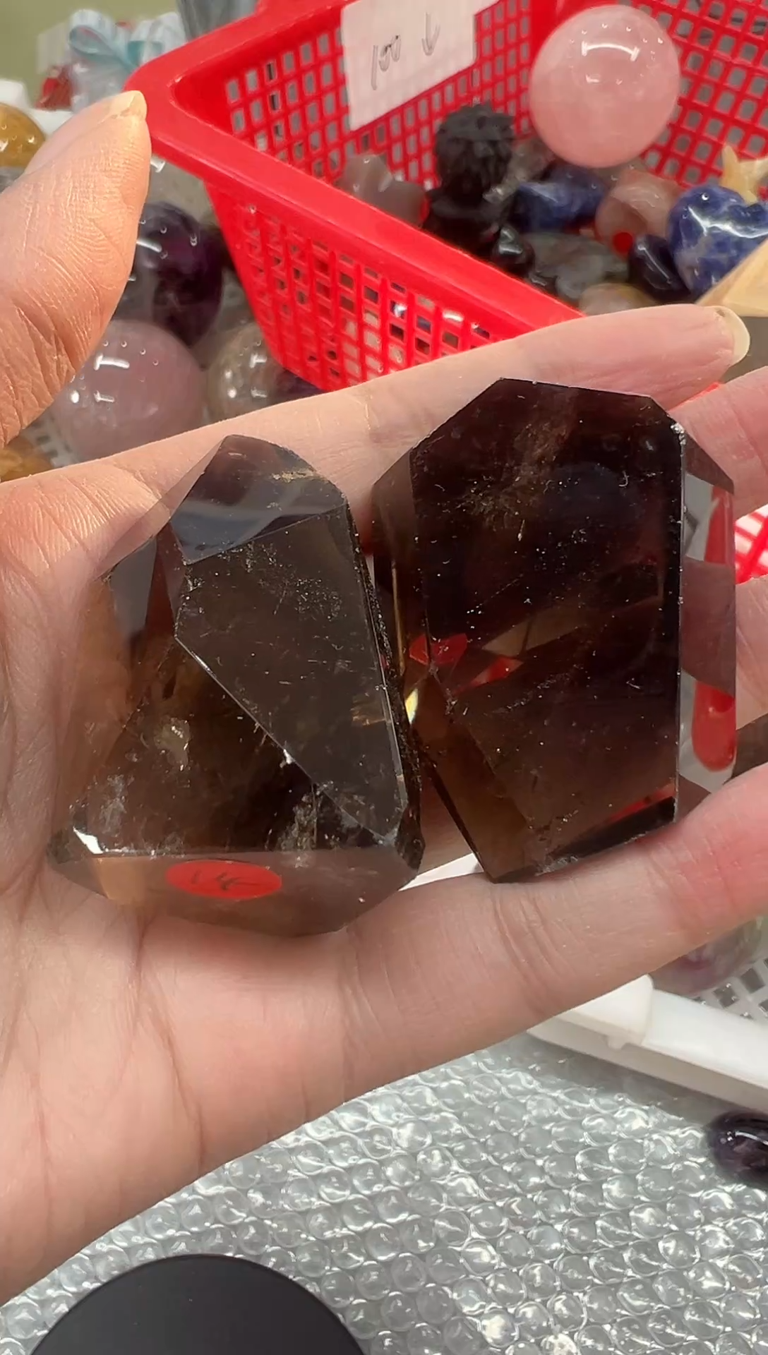 未镶嵌珠宝半成品水晶S327 拍一发二