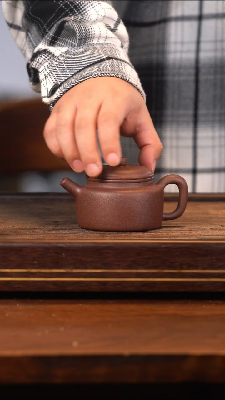 茶壶紫砂皇****发灰鼠皮共生德钟