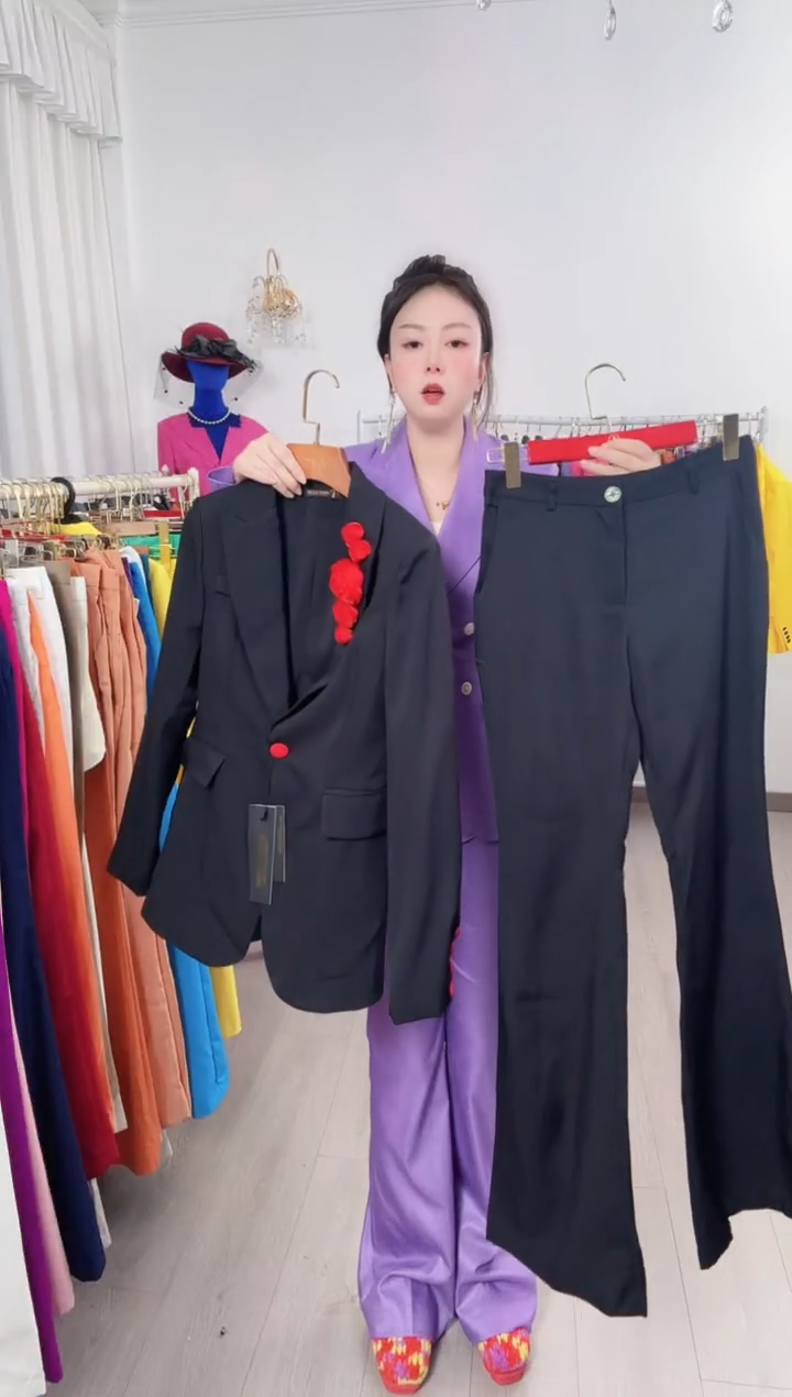 M码喇叭裤套装（默认微瑕、不退不换）