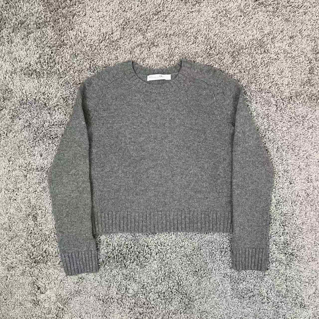 99新 DIOR/迪奥 240836/36码/logo字母刺绣圆领针织卫衣（160/55）