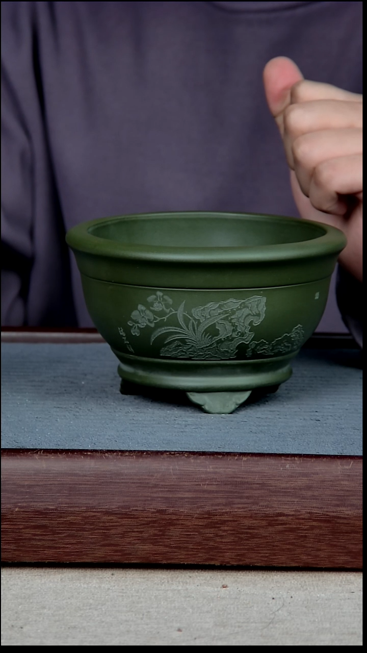紫砂花盆12*7.5内径尺寸 兰草