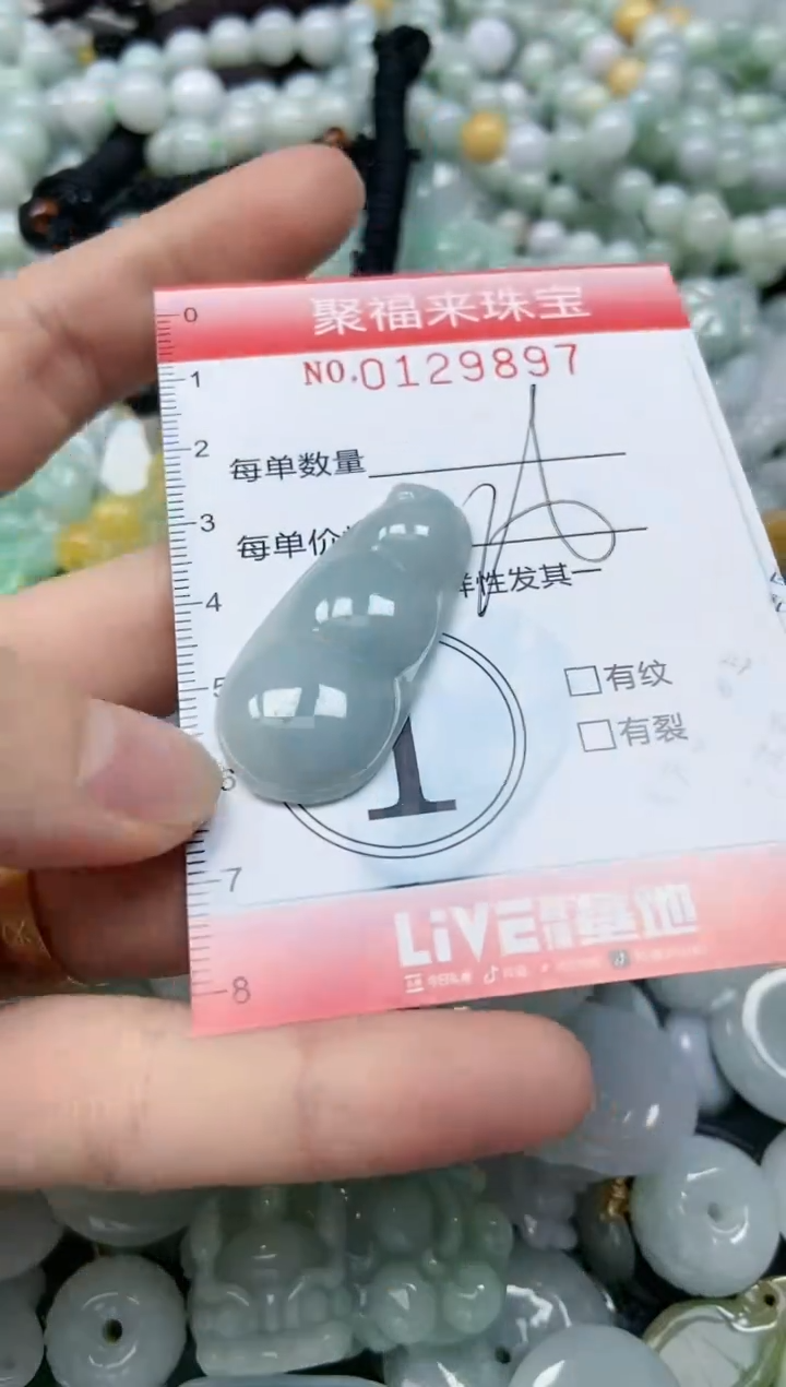 翡翠未镶嵌颈饰闪购0129897