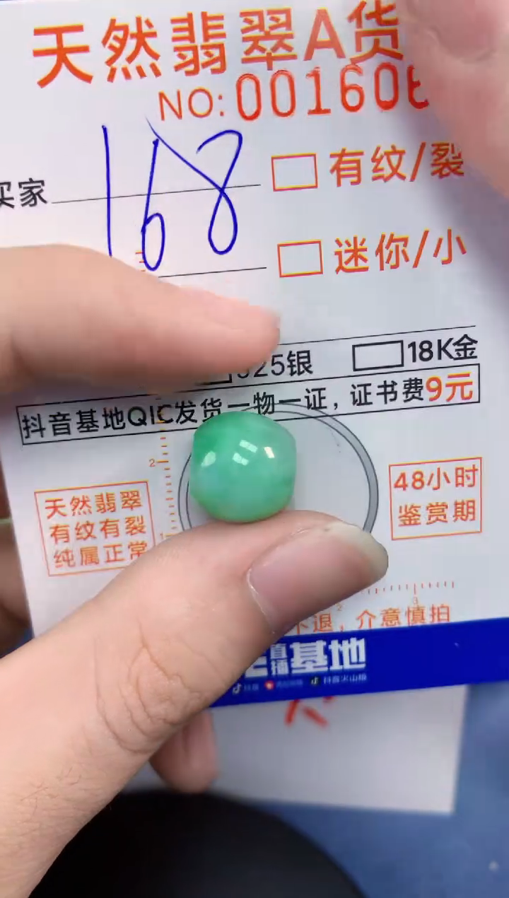 翡翠未镶嵌颈饰       1