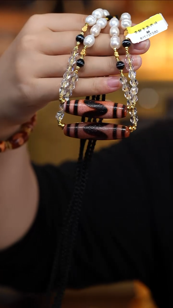 玛瑙/玉髓（覆膜）颈饰未镶嵌多宝项链多样性发其一