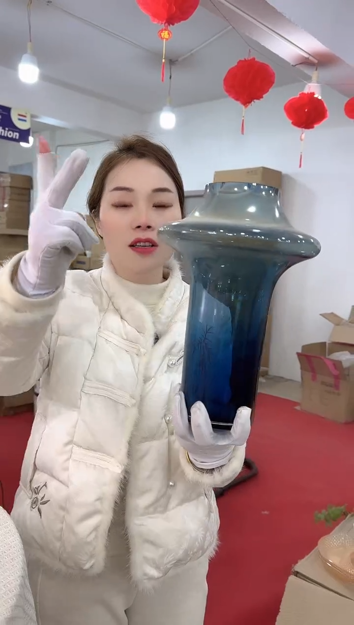 【闪购商品】琉璃迪喜花器-d-早31