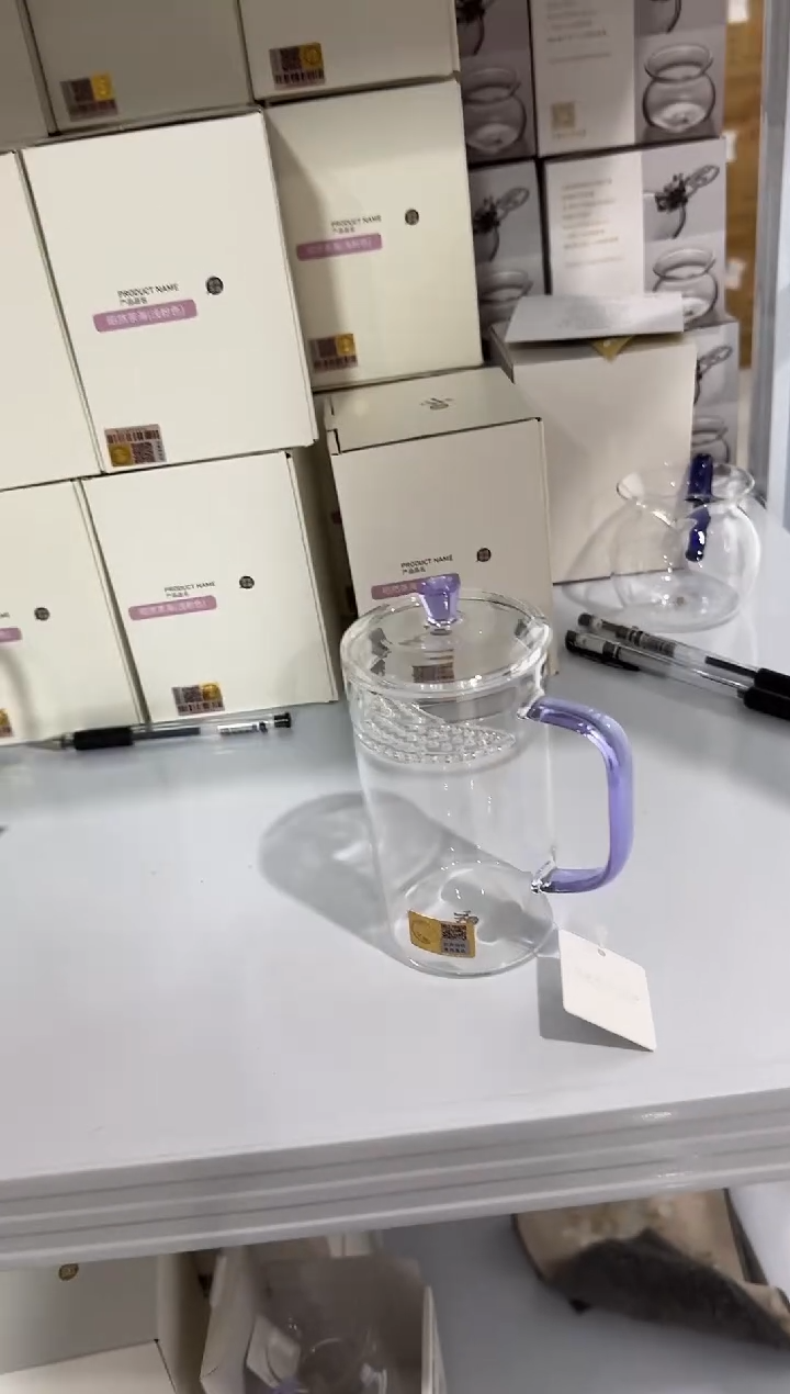 【闪购商品】@@禾器晶彩简尚杯浅紫色