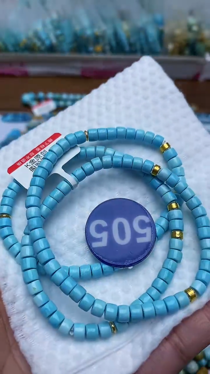 【闪购商品】绿松石项链18K金镶嵌505
