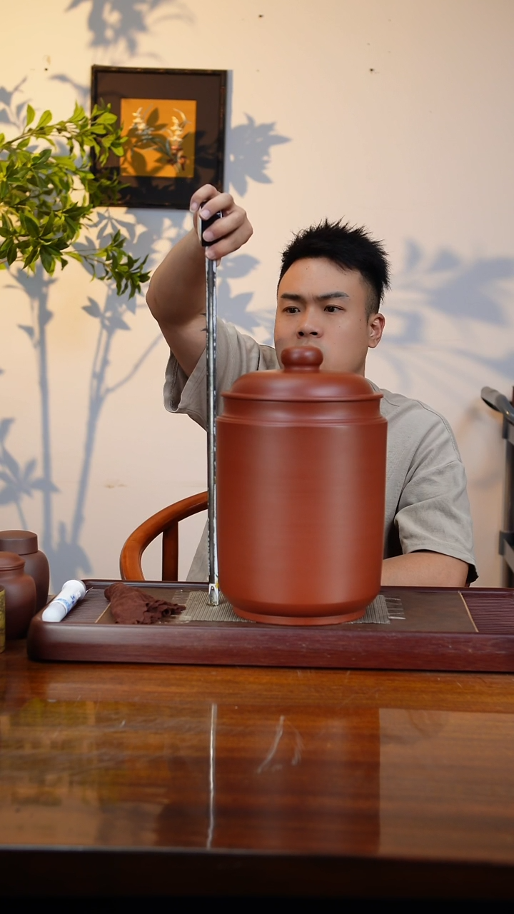 宜兴原矿紫砂茶叶罐