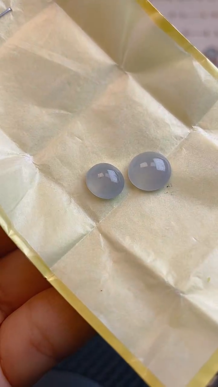 【闪购商品】翡翠耳饰未镶嵌天然A货翡翠102