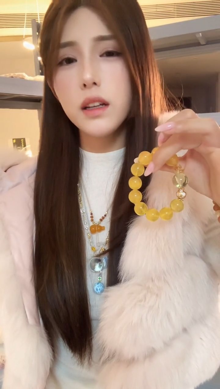 未镶嵌手串萤石黄金萤石（多样性发其一）47号