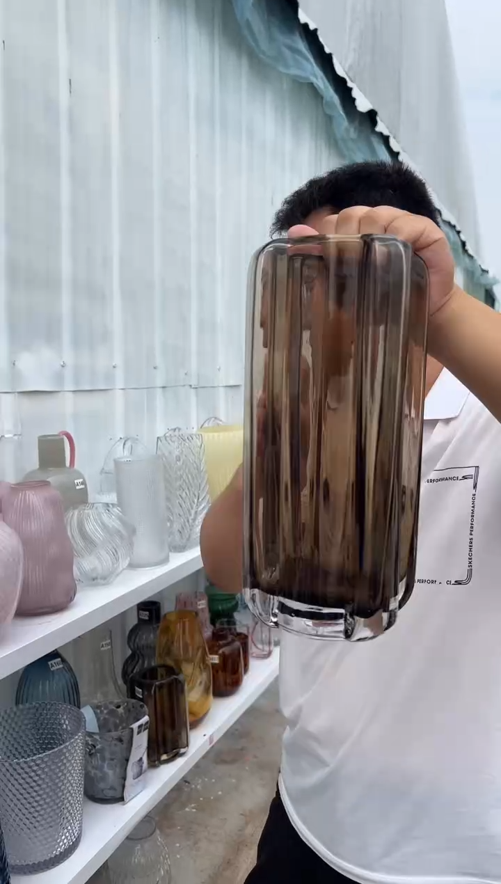 玻璃花瓶用于客厅桌面插花装饰