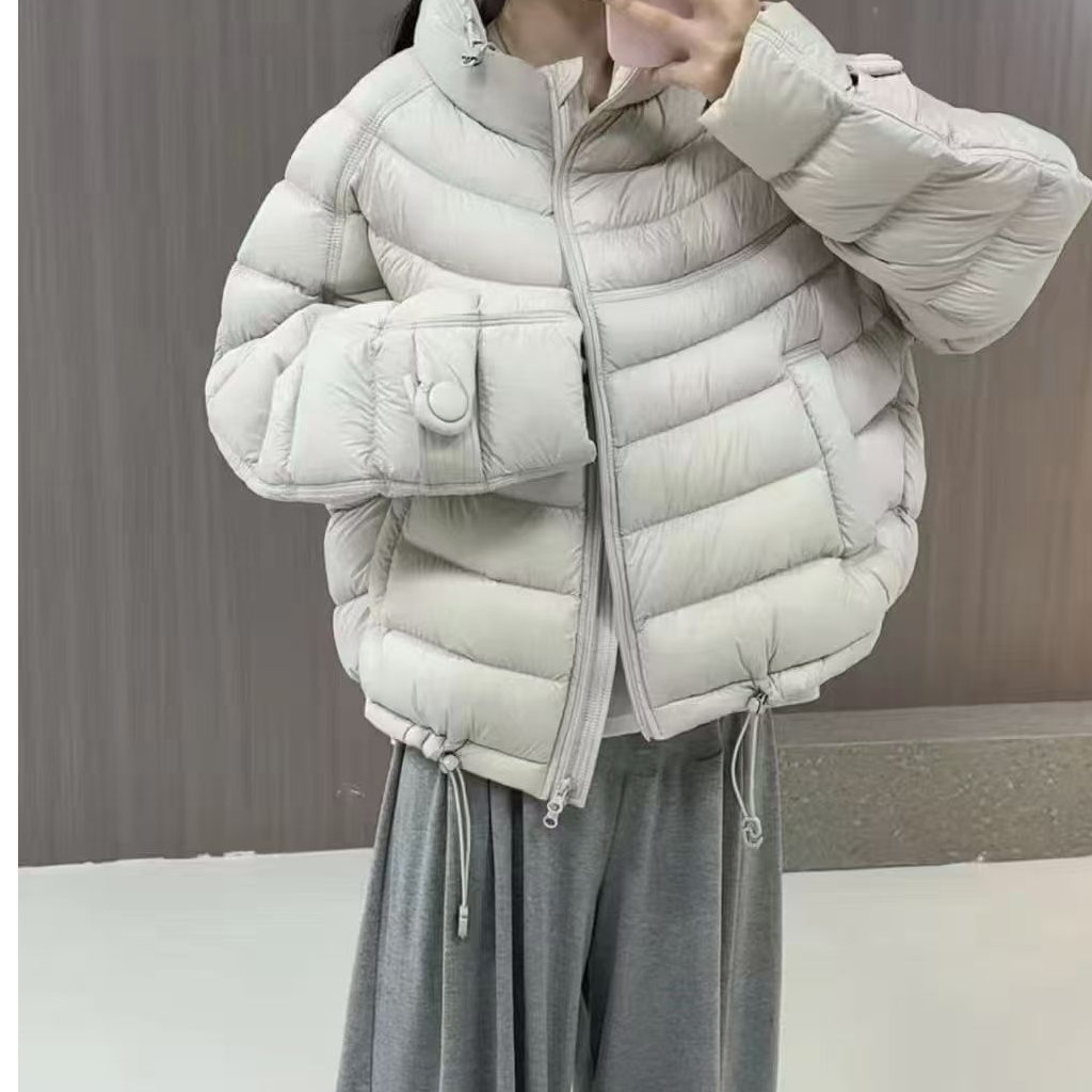 2025女新年款排骨立领外套女超轻巨保暖石墨烯量子云绒外套07