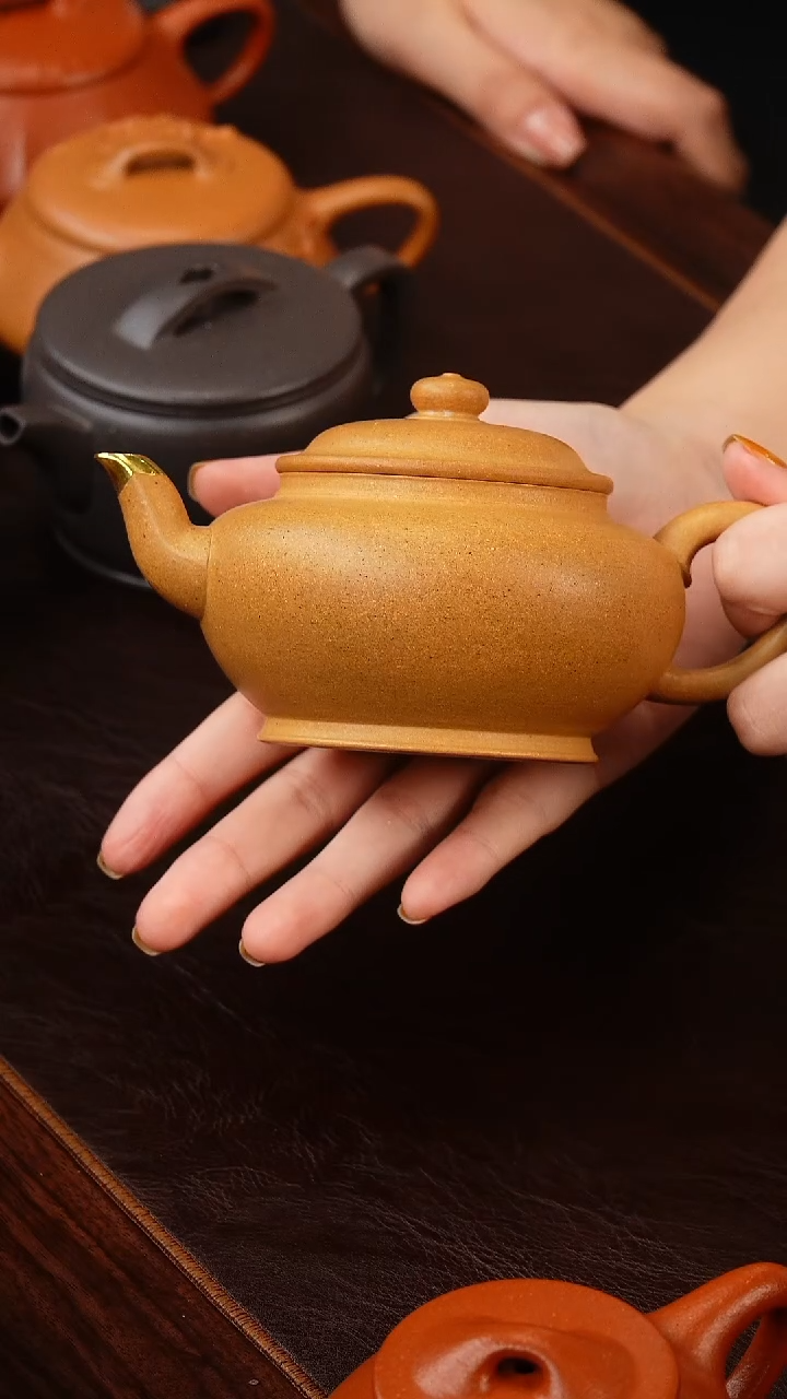 茶壶紫砂侯峰黄金段笑樱280cc
