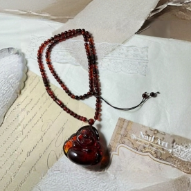  S1272-血珀弥勒佛0.6多圈