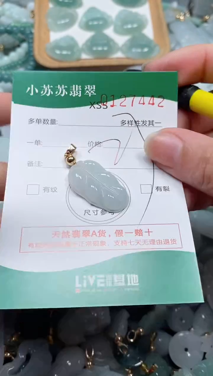 【闪购商品】翡翠颈饰未镶嵌闪购商品0127442