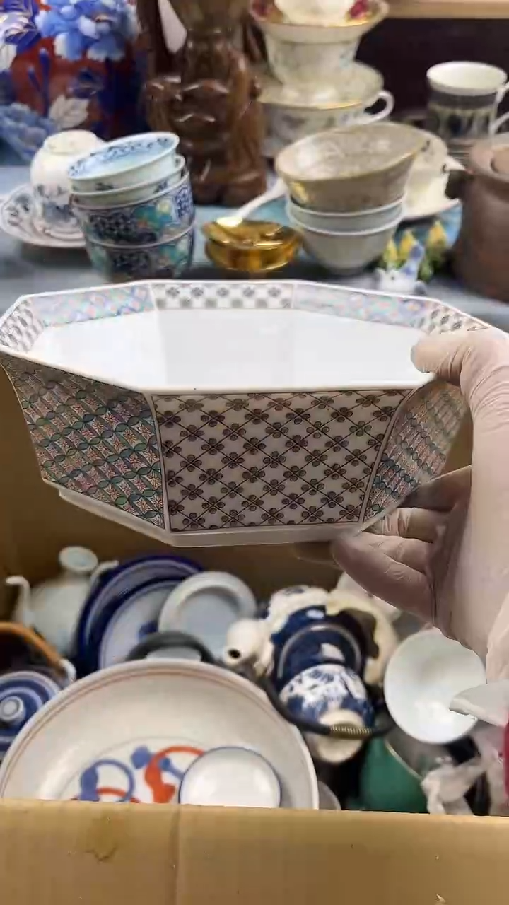 瓷片英歌瓷器满28包邮