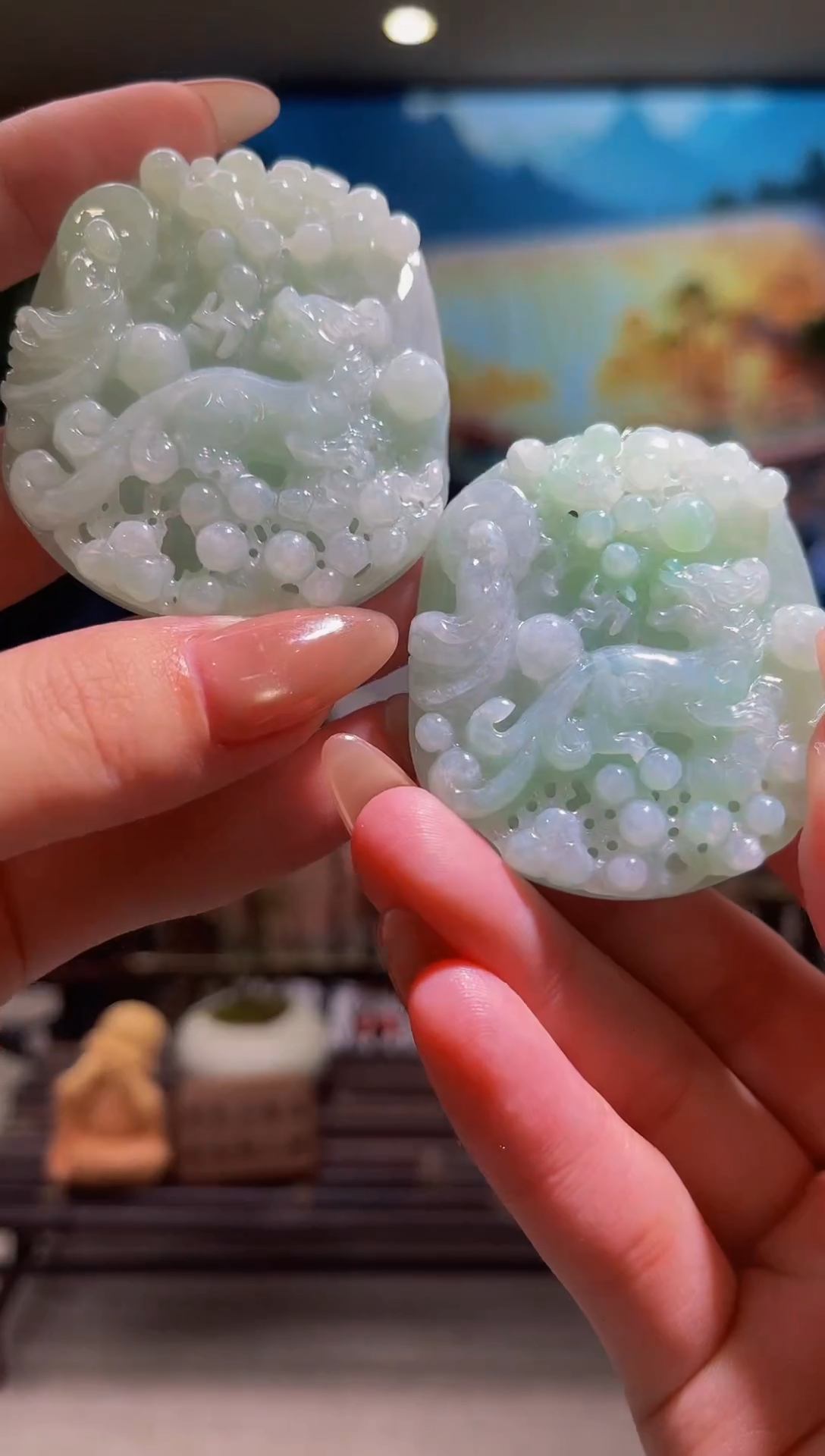 翡翠未镶嵌颈饰MFC060651多样性发其一